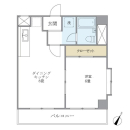 ニューハイツ中落合の間取図
