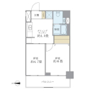 東建ニューハイツ九段の間取図