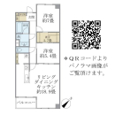 グランマルジュ市ヶ谷の間取図