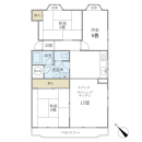 コーポ栗林の間取図