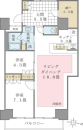 Brillia ist 東雲キャナルコートの間取図