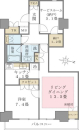 Brillia ist 東雲キャナルコートの間取図