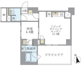 Brillia ist 北沢の間取図