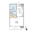 エコロジー白山レジデンスの間取図
