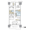 Brillia越谷レイクタウンの間取図