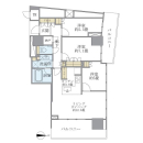 BrilliaTower池袋の間取図