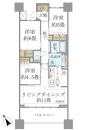 Brilliaときわ台ソライエレジデンスの間取図