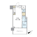 カーサ　ヴェデュータの間取図