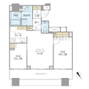 BrilliaTowers目黒サウスレジデンスの間取図