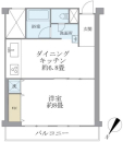 広尾ハイツの間取図