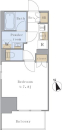 Brillia ist 駒込の間取図