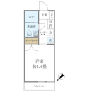 Nフローラ明大前の間取図