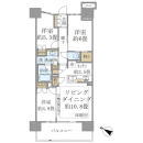 SHINTO CITY　（I街区・II街区）の間取図