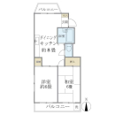 ファミール若月の間取図