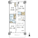 Brillia湘南辻堂海浜公園の間取図