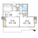 朝日九段マンションの間取図