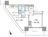Brillia Tower 浜離宮の間取図