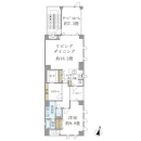 広尾Ｑｕａｒｔｏの間取図