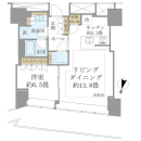 BrilliaTower堂島の間取図