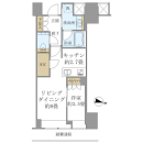 BrilliaTower堂島の間取図