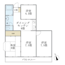 第二ハウス崔綜の間取図