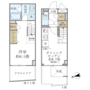 Ｔ’ｓ　ＳＱＵＡＲＥ　ＫＡＧＵＲＡＺＡＫＡの間取図