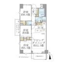 Brillia久が原の間取図