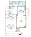 リエール若松町の間取図