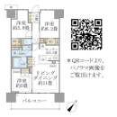 Brillia南浦和の間取図