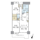 グランフラッツ北千住の間取図