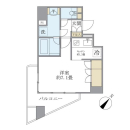 KDXレジデンス日本橋箱崎の間取図