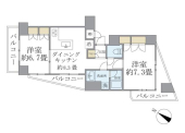 KDXレジデンス日本橋箱崎の間取図
