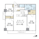 KDXレジデンス秋葉原の間取図