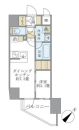 アジールコート町屋の間取図