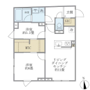 ウェルスクエア中延ＩＩの間取図