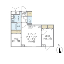 ウェルスクエア中延ＩＩの間取図
