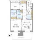 グラングリーン大阪THE　NORTH　RESIDENCEの間取図