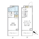 アプリーレ赤坂の間取図