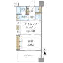 Brillia京都五条の間取図