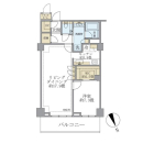 TOFROM YAESU Residenceの間取図