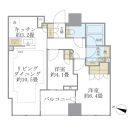 Brillia二番町の間取図