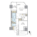 Brillia 上野松が谷 The Residenceの間取図