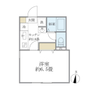 カレラコート大山の間取図