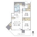 グランドシティタワー月島の間取図