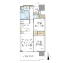 グランドシティタワー月島の間取図