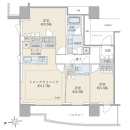 ２２階　北西角部屋