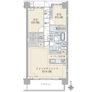 専有面積：７５．６７平米／海側住戸（南向き）／角部屋