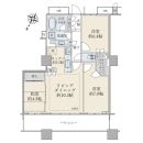 ３階／北西向き／７０．７９平米／３ＬＤＫ