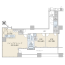 ３３階建２５階部分／９１．０１平米／南東×北東角住戸／南東・北東角住戸