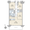 専有面積７０．３６平米／３ＬＤＫ／南西向き